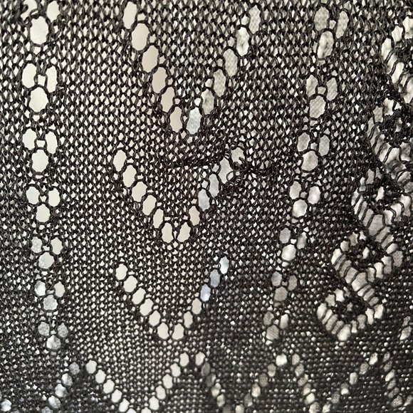 Alice Olivia Lyra Crochet Knit Maxi Dress Small Petite S/P - Picture 9 of 11